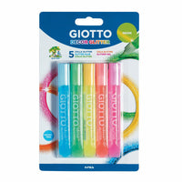 Colla glitterata GIOTTO Glitter Glue colori fluo 5 x 10 g