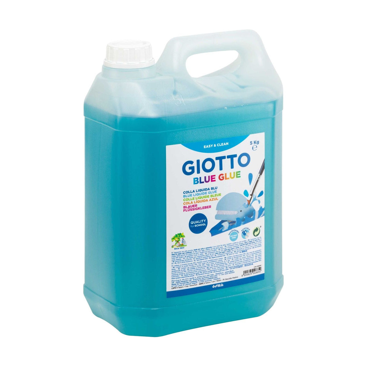Colla liquida blu GIOTTO Blue Glue – tanica 5000 ml