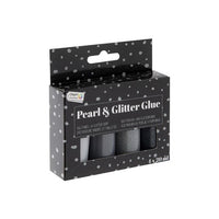 Colla perlata e glitterata 4 x 20 ml