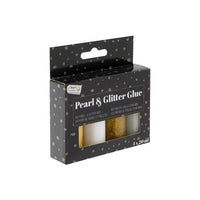 Colla perlata e glitterata 4 x 20 ml