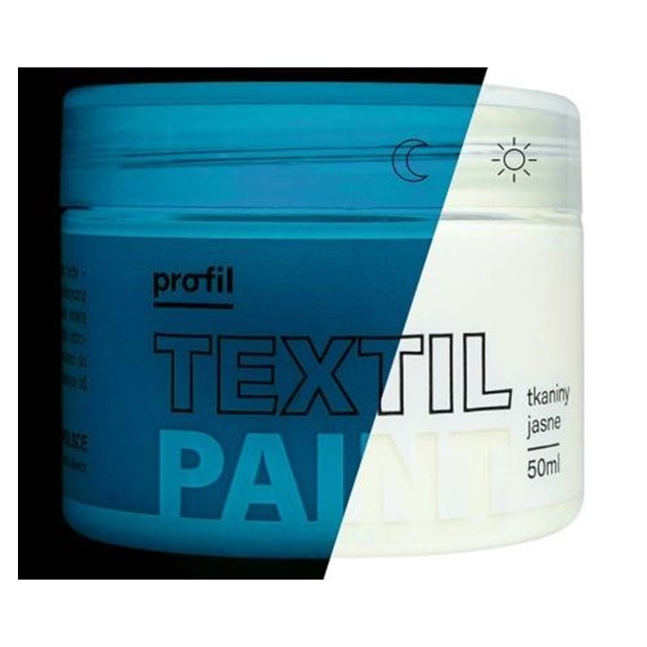 Colorante per tessuti che si illumina al buio Profil 50 ml - blu