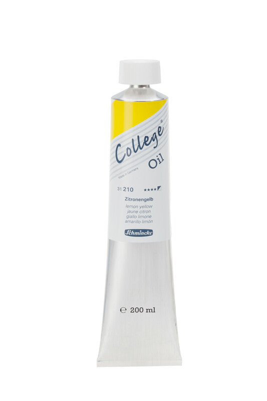 Colore a olio Schmincke College Oil 200 ml – 210 Giallo limone