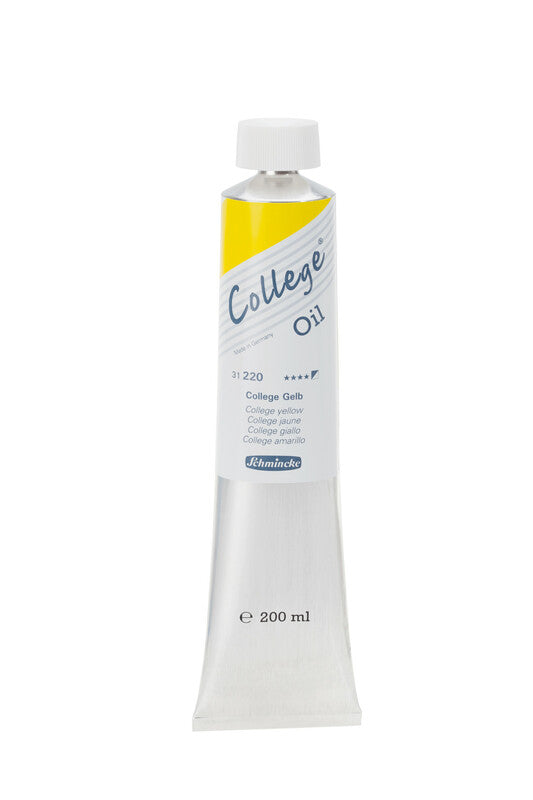 Colore a olio Schmincke College Oil 200 ml – 220 College giallo