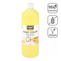 Colore a tempera Creall, 1 000 ml – giallo chiaro