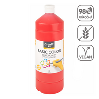 Colore a tempera Creall, 1 000 ml – rosso chiaro