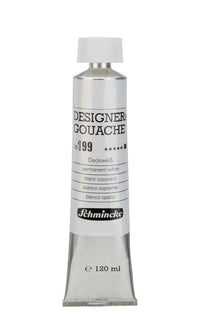 Colore a tempera Schmincke Designers Gouache 120 ml – 199 Bianco coprente