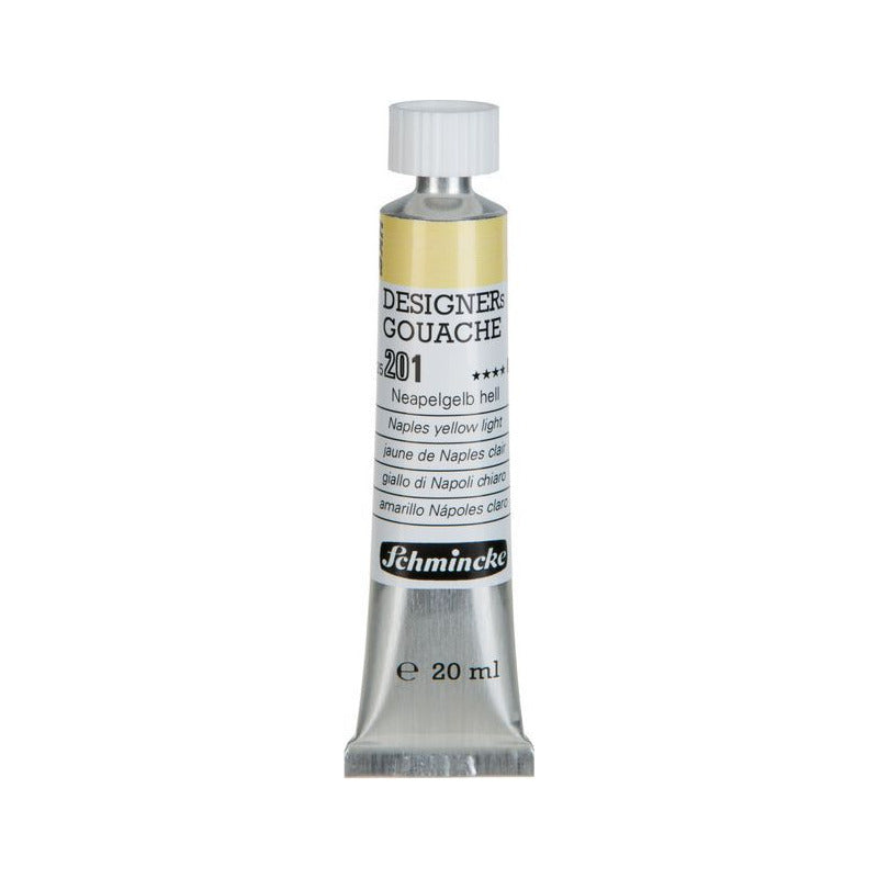 Colore a tempera Schmincke Designers Gouache 20 ml – 201 Giallo di Napoli chiaro