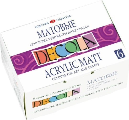 Colore acrilico DECOLA opaco | sceglie set