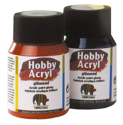 Colore acrilico metallizzato Hobby Akryl 59ml in diverse tonalità disponibili