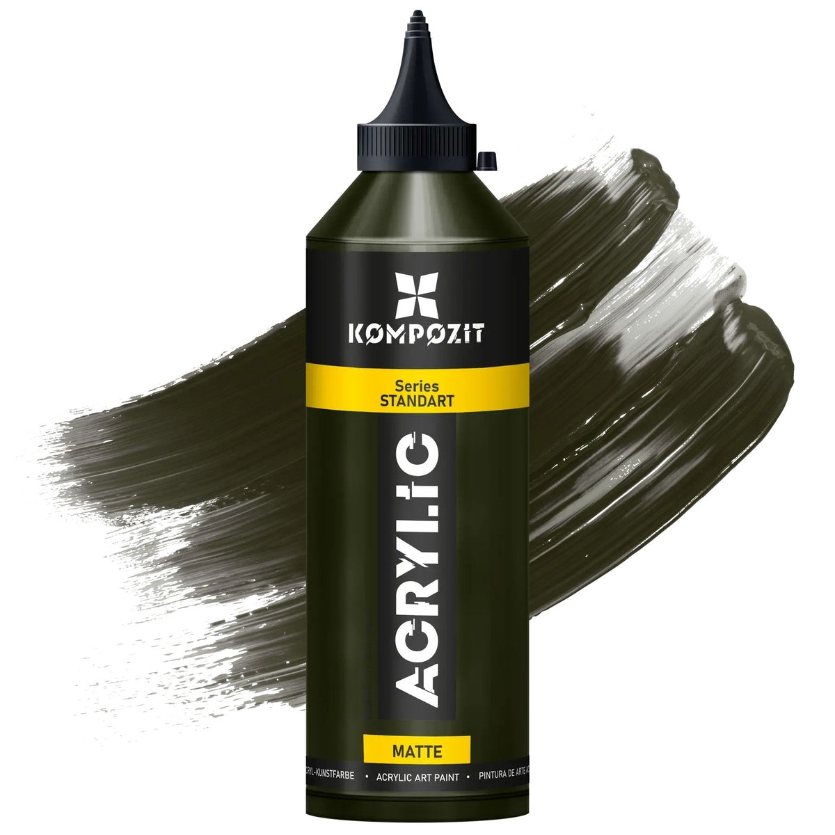 Colore acrilico Kompozit STANDART 500 ml – 73 Verde smeraldo viridian