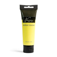 Colore acrilico Nassau Fine Art in tubo da 75 ml | varie sfumature - giallo