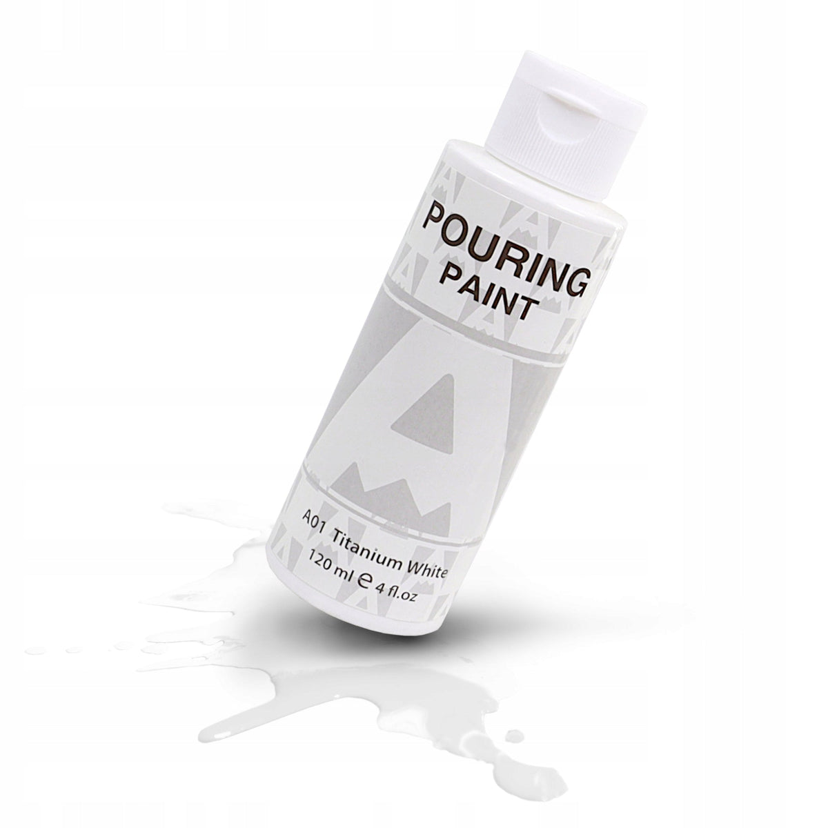 Colore acrilico per pouring Phoenix Aureuo 120 ml – bianco di titanio