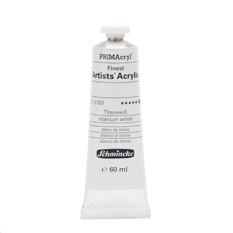 Colore acrilico Schmincke PRIMAcryl Professional 60 ml – 101 Bianco di titanio