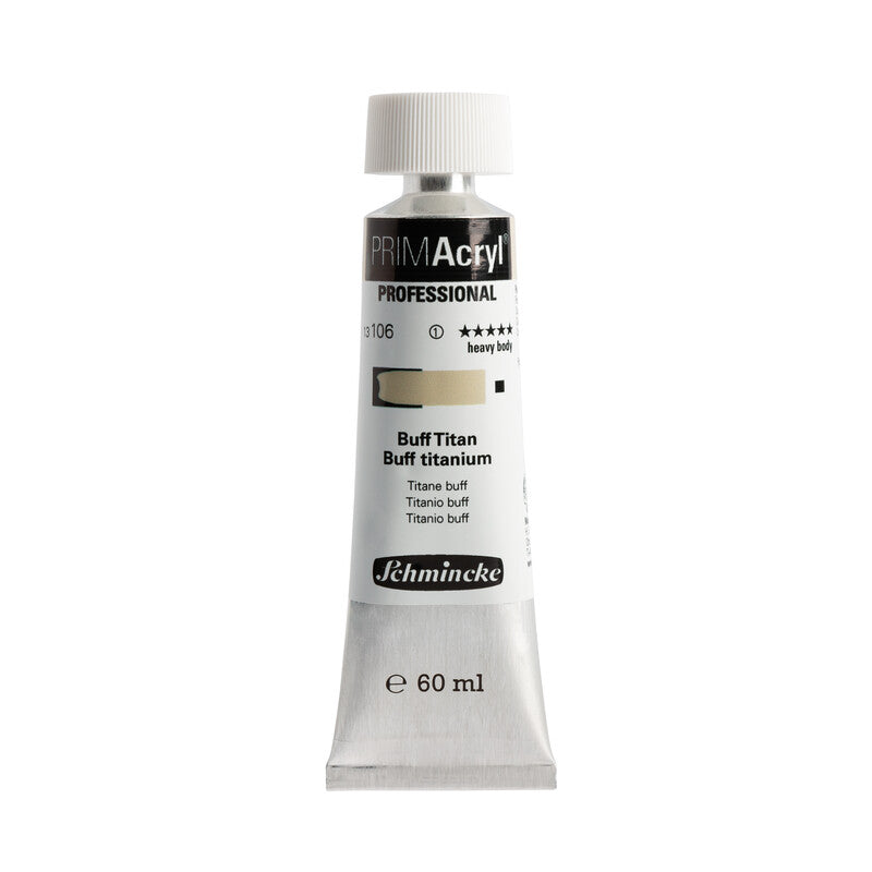 Colore acrilico Schmincke PRIMAcryl Professional 60 ml – 106 Titanio grezzo