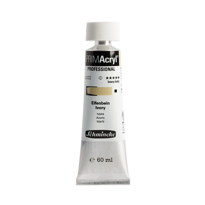 Colore acrilico Schmincke PRIMAcryl Professional 60 ml – 202 Avorio