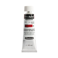 Colore acrilico Schmincke PRIMAcryl Professional 60 ml – 346 Tonalità rosso di cadmio scuro