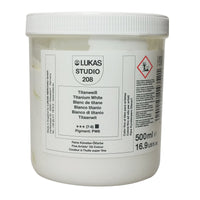 Colore ad olio LUKAS Studio - 500 ml Bianco di titanio