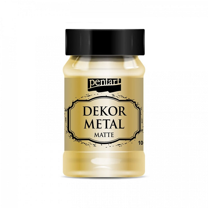 Colore Decormetal Pentart matte 100 ml – Gold