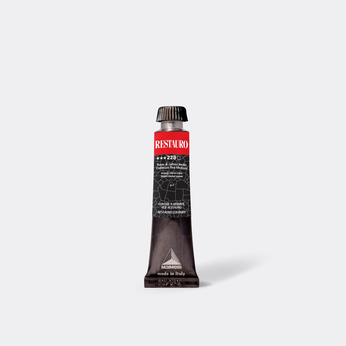 Colore per restauro MAIMERI Restauro 20 ml – Rosso di cadmio medio