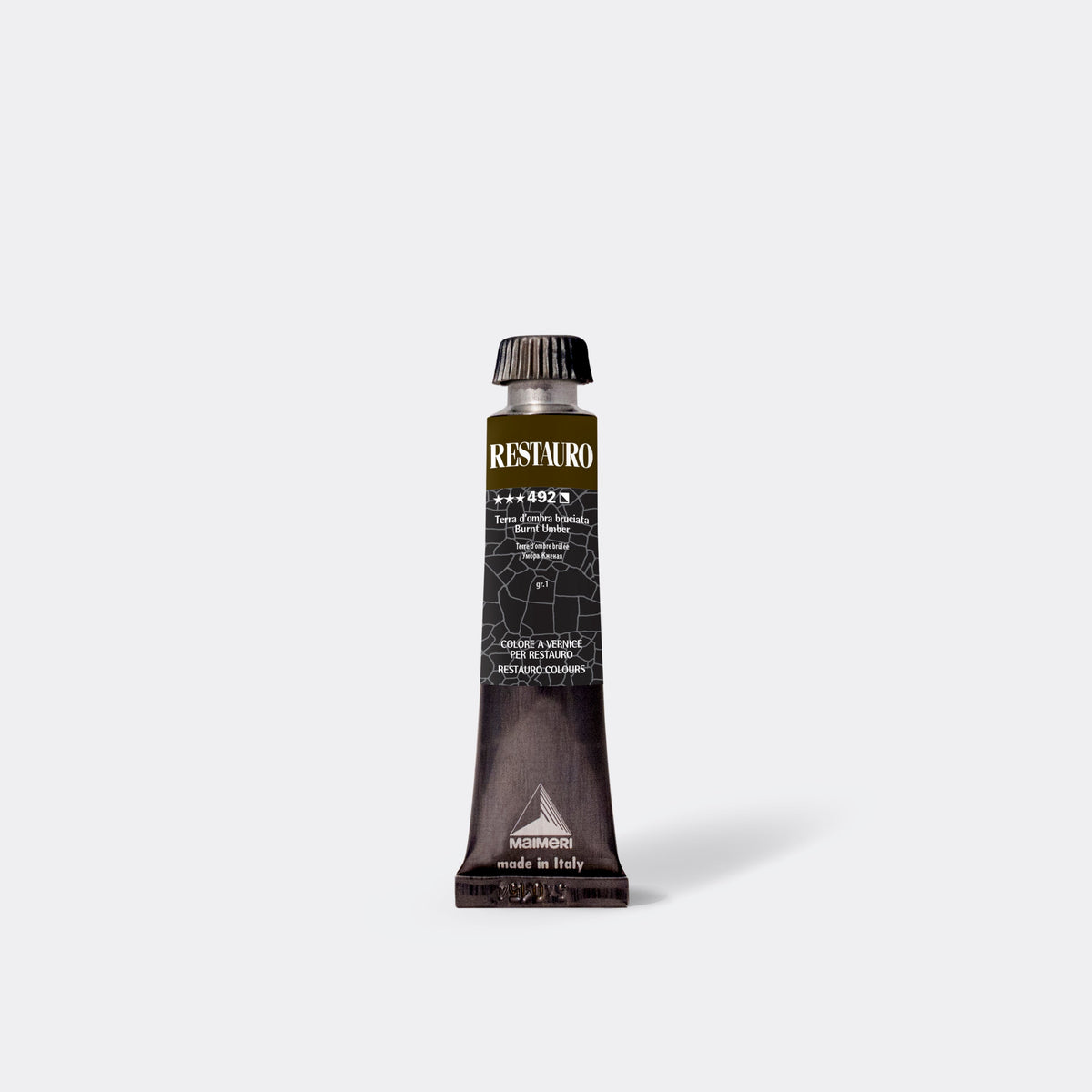 Colore per restauro MAIMERI Restauro 20 ml – Terra d'ombra bruciata