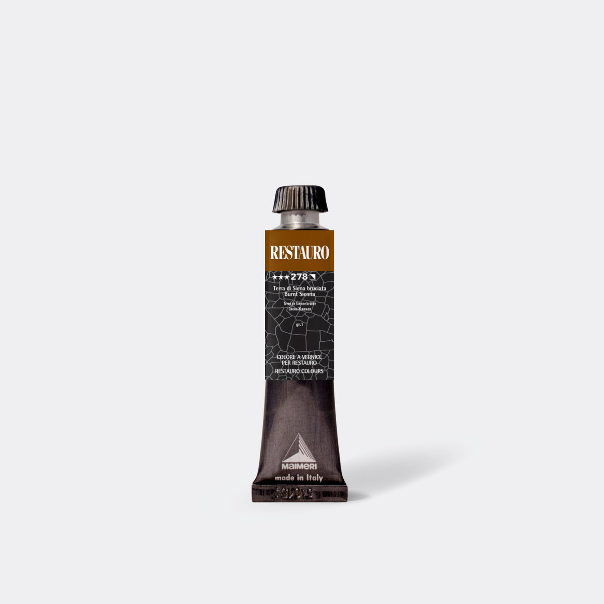 Colore per restauro MAIMERI Restauro 20 ml – Terra di Siena bruciata