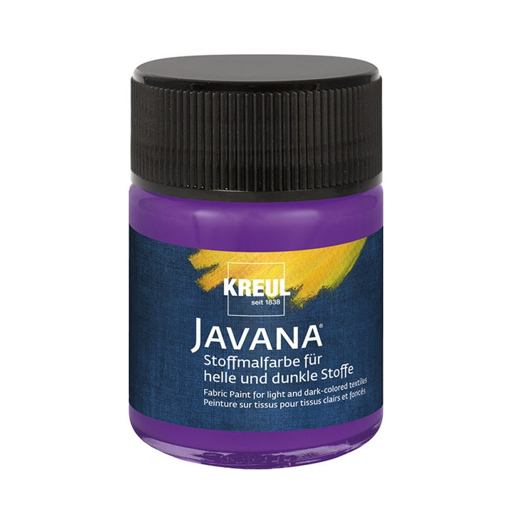 Colore per tessuti chiari e scuri JAVANA 50 ml – White
