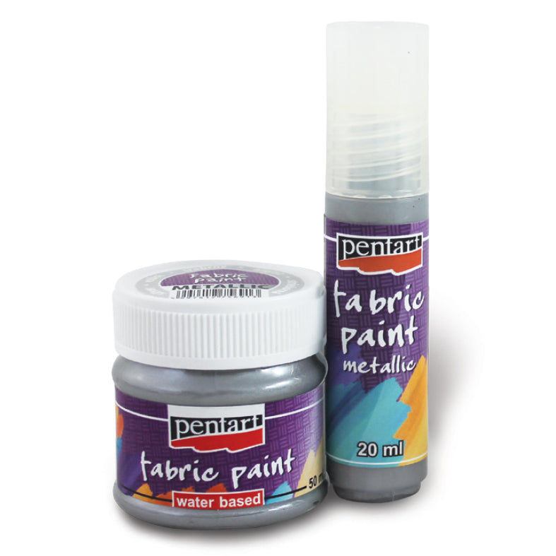 Colore per tessuti - effetto metallico - 20 ml | colori diversi