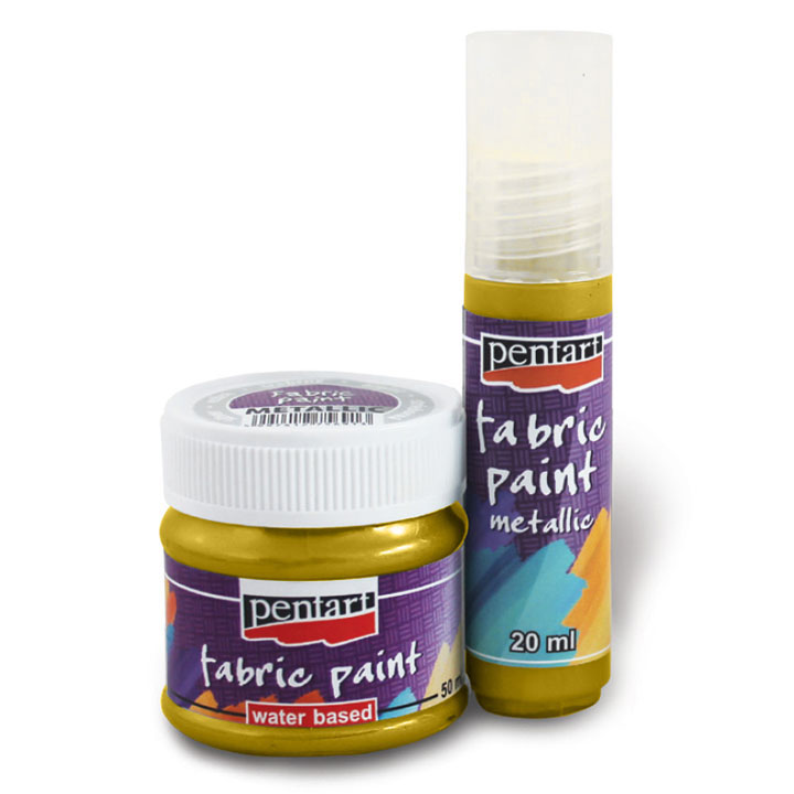 Colore per tessuti - effetto metallico - 20 ml | colori diversi