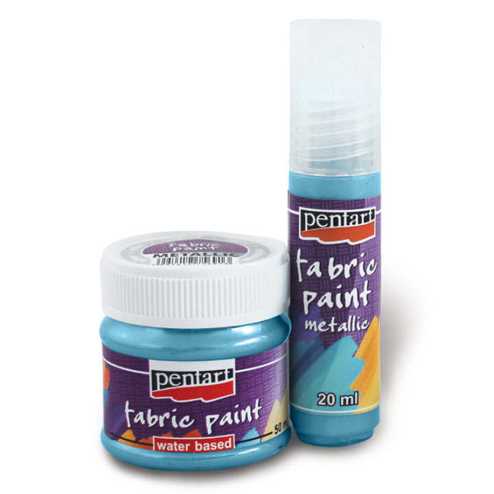 Colore per tessuti - effetto metallico - 20 ml | colori diversi