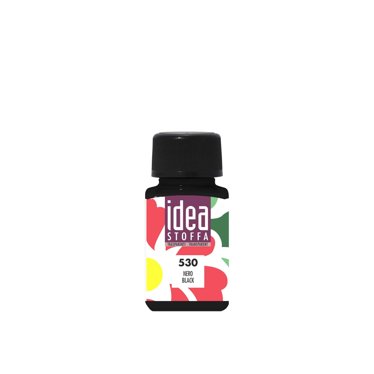 Colore per tessuti MAIMERI Idea Stoffa 60 ml – Nero