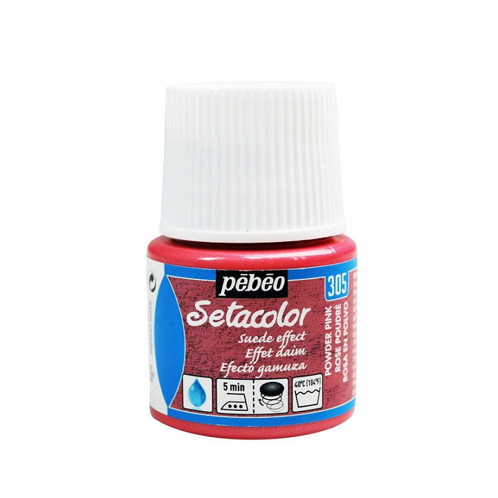 Colore per tessuti Pebeo Setacolor Suede Effect 45 ml – Bright Yellow