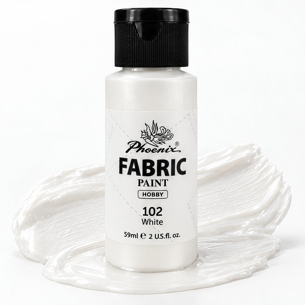 Colore per tessuti Phoenix bianco 59 ml