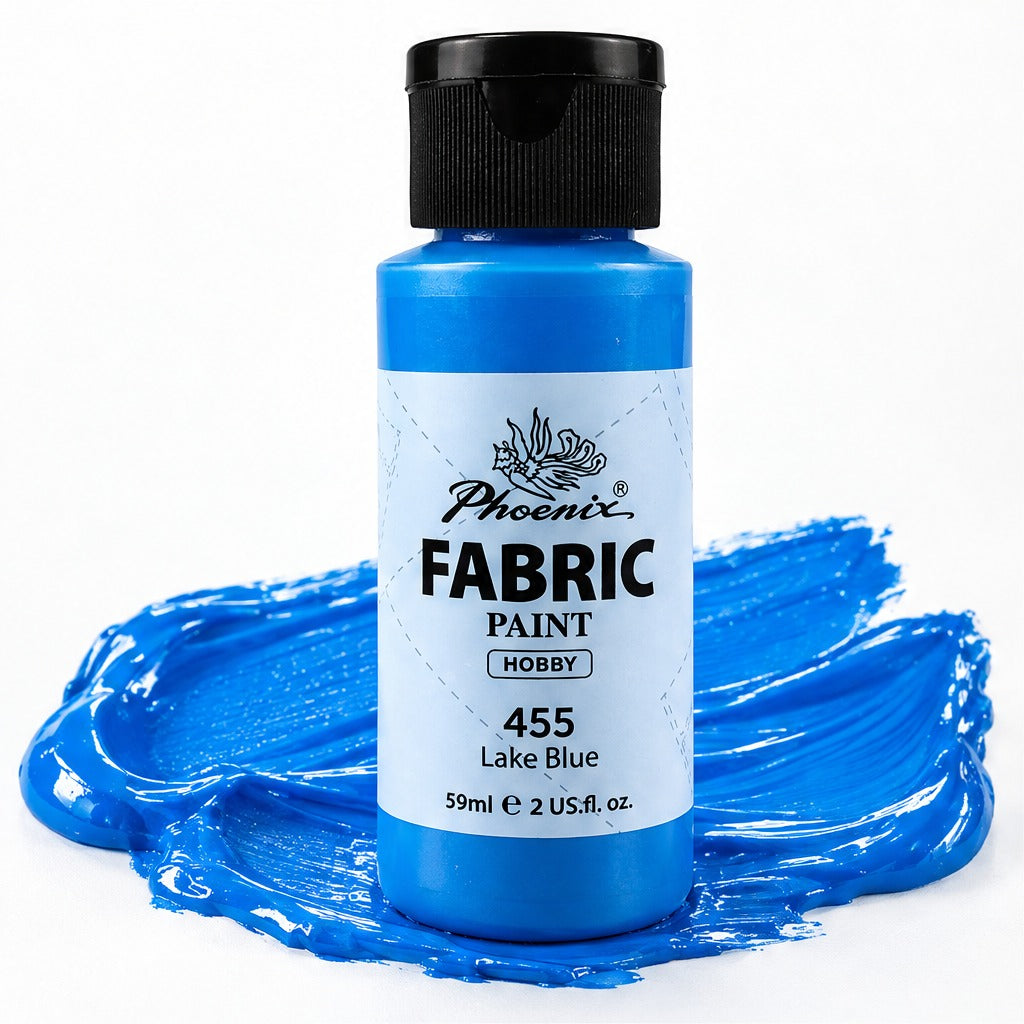 Colore per tessuti Phoenix blu lago 59 ml (Lake Blue 455)
