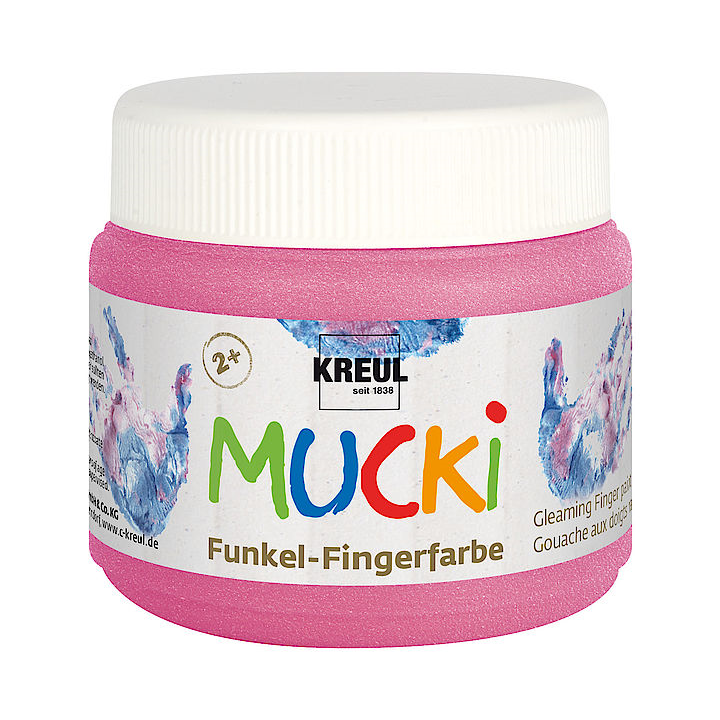 Colori a dita lucidi 150 ml MUCKI – MUCKI Fairy dust rose