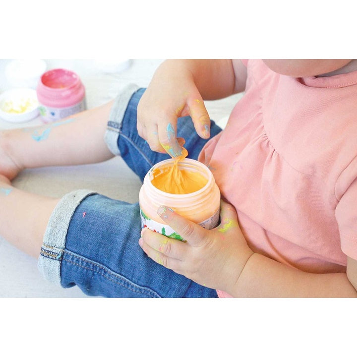 Colori a dita per bambini pastello MUCKI / set 6 x 150 ml — immagine 3