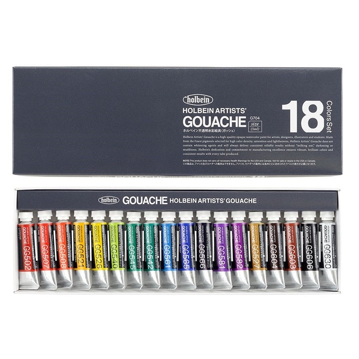 Colori a guazzo professionali Holbein Artists | vari set — immagine 3