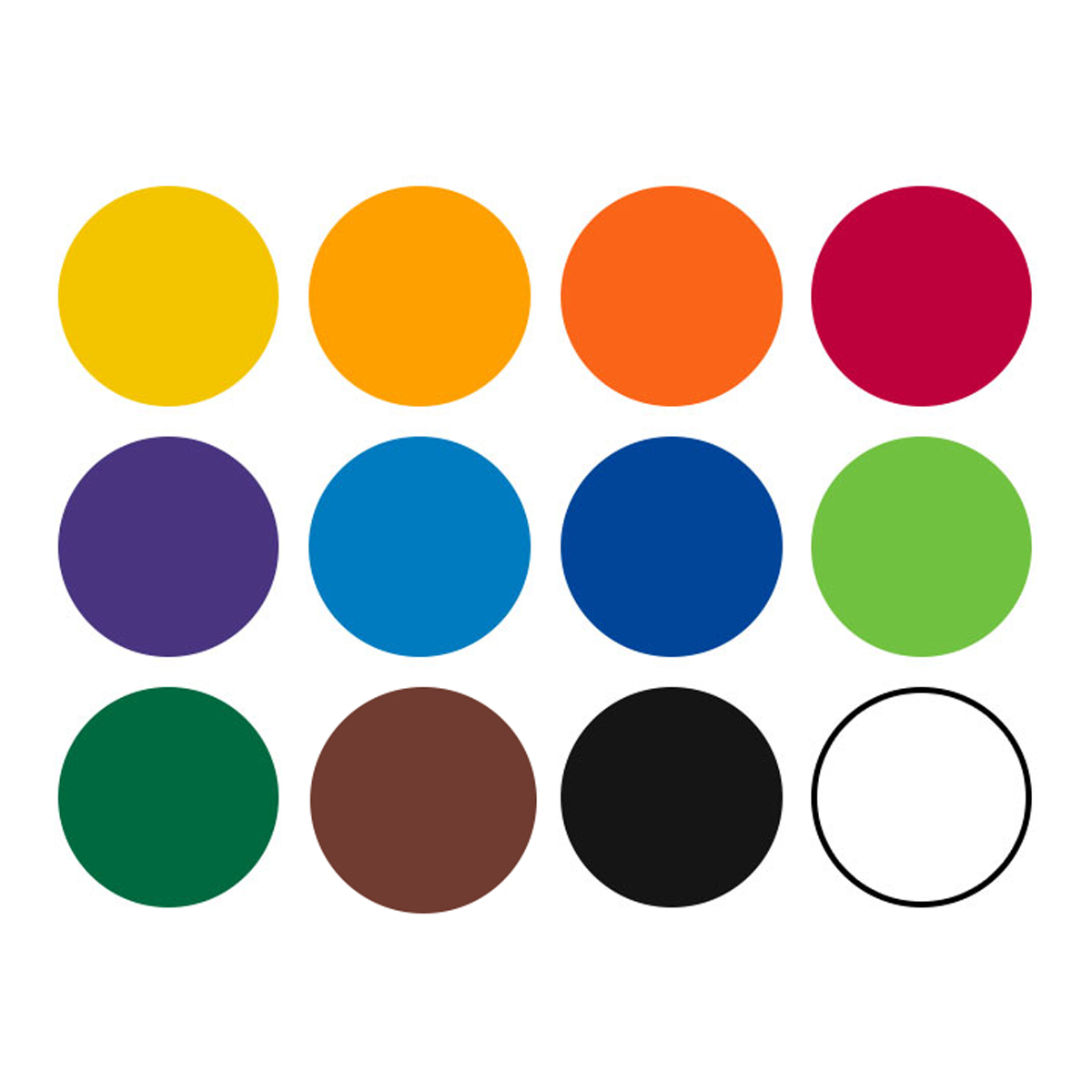 Colori a tempera Creall, 1 000 ml, colori assortiti