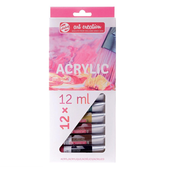 Colori acrilici ArtCreation - set 12 x 12 ml