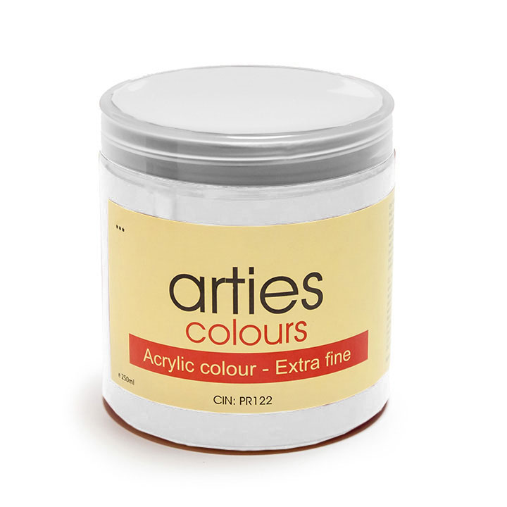 Colori acrilici Arties Colours - 250 ml | colori diversi - Bianco di titanio