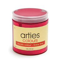 Colori acrilici Arties Colours - 250 ml | colori diversi - Rosso Cadmio Scuro Imitazione