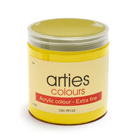 Colori acrilici Arties Colours - 250 ml | colori diversi - Giallo di Napoli Chiaro Imitazione