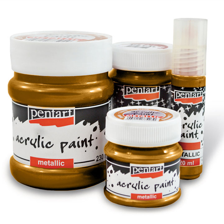 Colori acrilici metallizzati - 20 ml | colori diversi