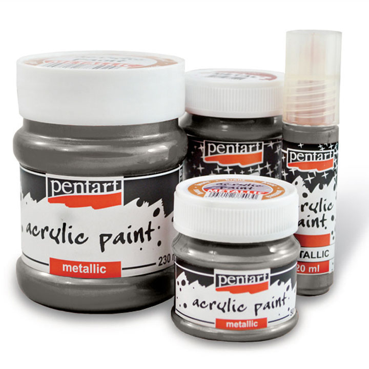 Colori acrilici metallizzati - 20 ml | colori diversi