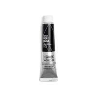 Colori acrilici professionali Heavy Body - Holbein - sfumature bianco e nero – avorio nero