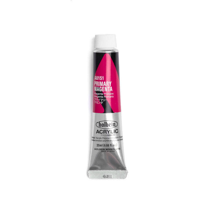 Colori acrilici professionali Heavy Body - Holbein - Sfumature di base – di base Magenta