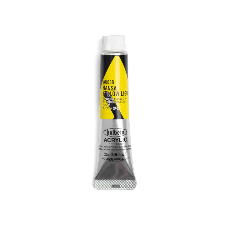 Colori acrilici professionali Heavy Body - Holbein - sfumature gialle – Jaune Brillant