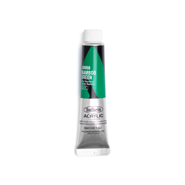 Colori acrilici professionali Heavy Body - Holbein - sfumature verdi – Phthalo verde