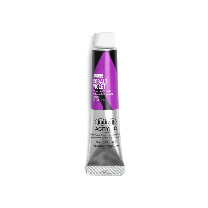 Colori acrilici professionali Heavy Body - Holbein - sfumature viola – Dioxazine viola