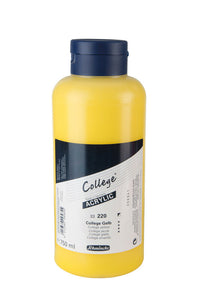 Colori acrilici Schmincke College Acrylic 750 ml – 220 Giallo College