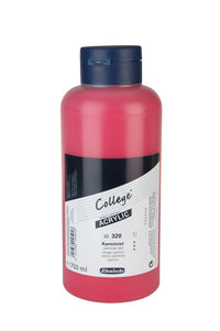 Colori acrilici Schmincke College Acrylic 750 ml – 320 Rosso carminio